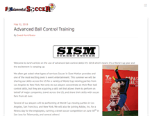 Tablet Screenshot of fundamentalsoccer.com